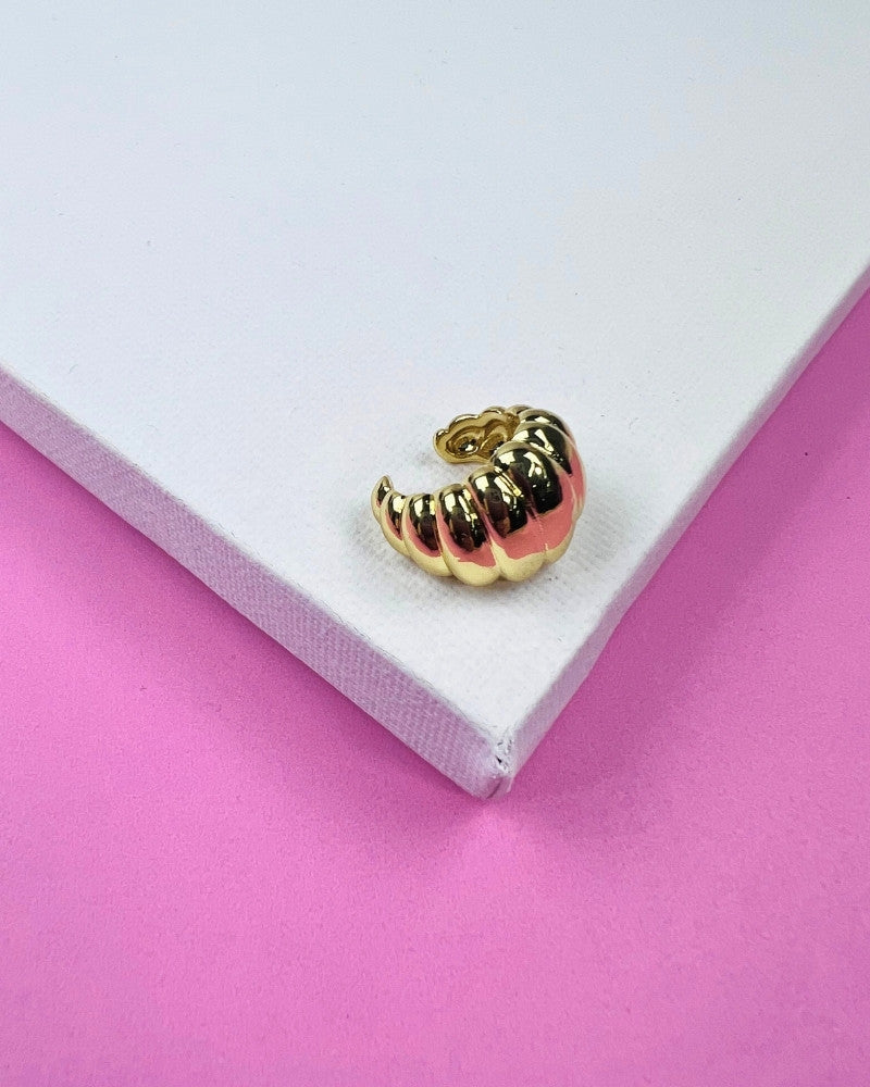 Earcuff Ondas Doradas / E-242210