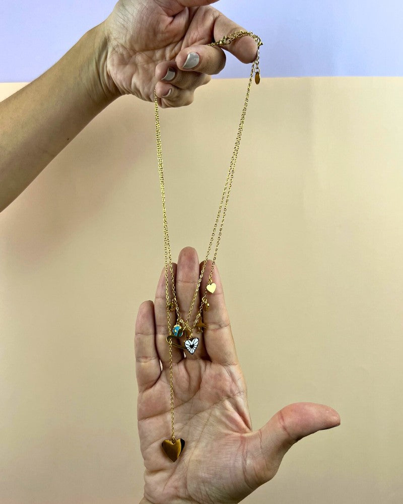 Set Collar y Aretes Santorini Mujer / E-122S2385