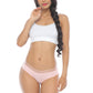 panty tanga tipo hipster en algodon para mujer ref. 7033 semanario pack x7 marca piña del mar
