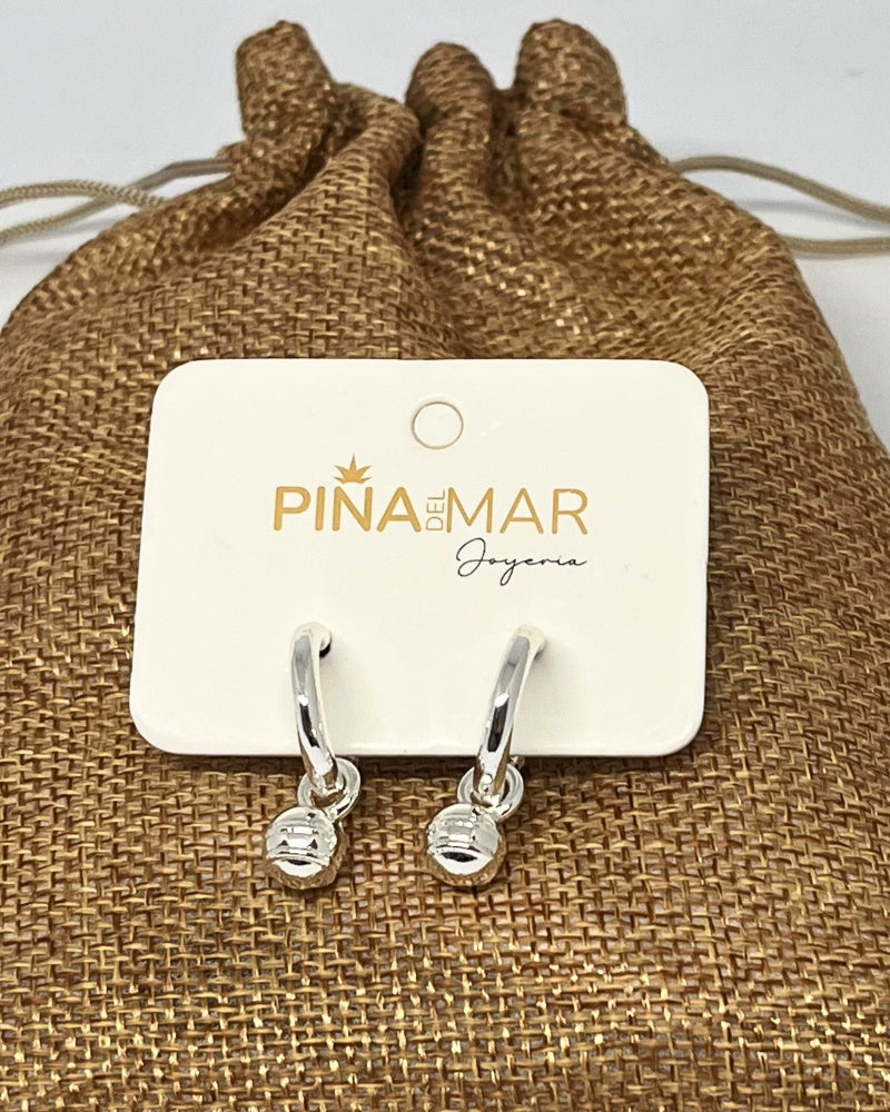 Aretes Candonga con Dije Sidney Mujer / E-80009