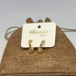 Aretes Candonga con Dije Sidney Mujer / E-80009