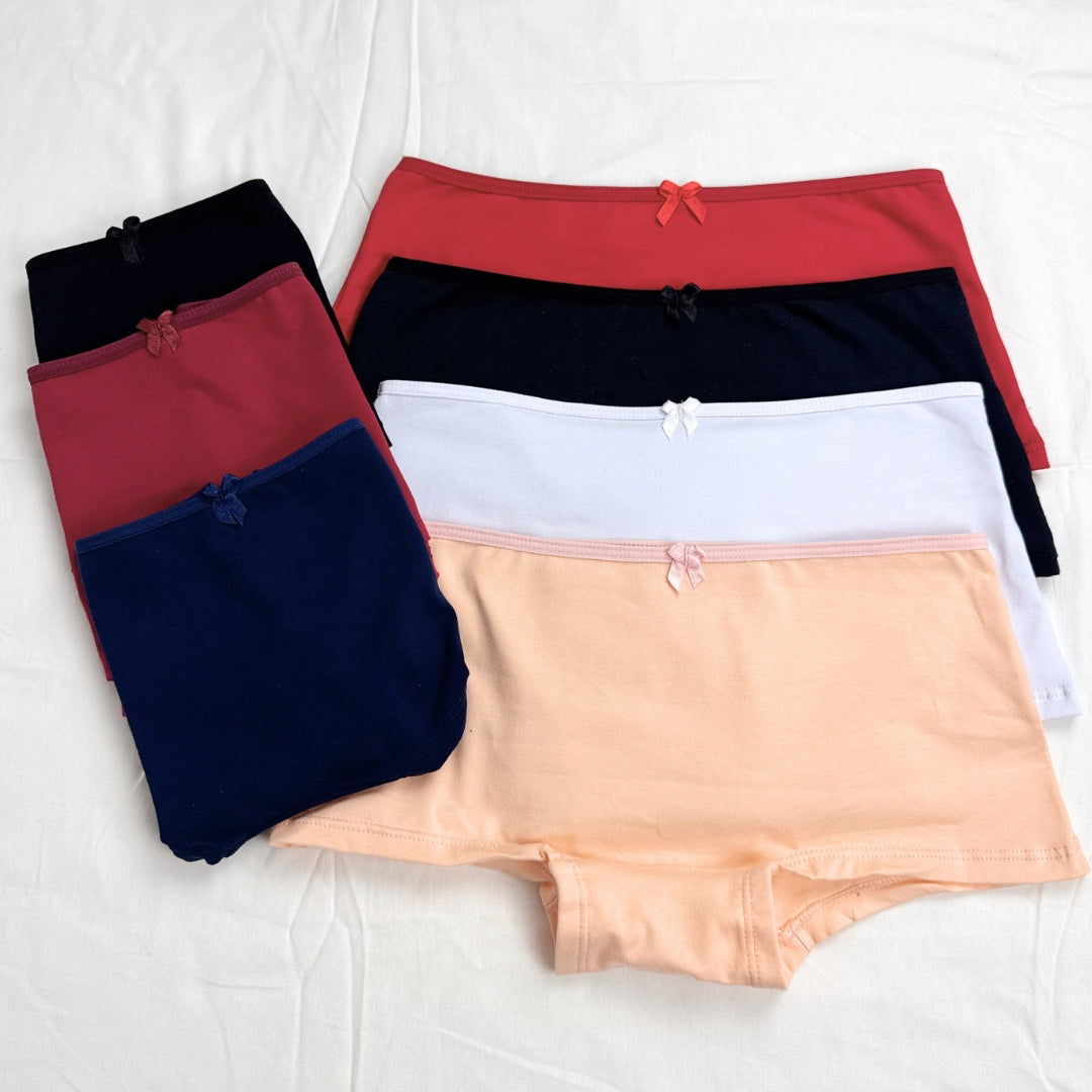Semanario Panty Bóxer en Algodón Pack x7 / Mujer E-7008