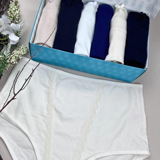 Semanario Panties Clásicos en Algodón S/F Pack x7 / Mujer E-7019 - Piña del Mar - Colombia