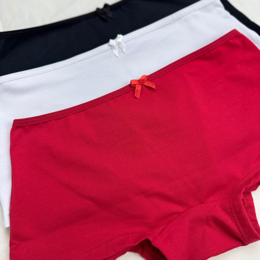 Panty Bóxer Algodón Est Pack x3 / Mujer Ref. E-409