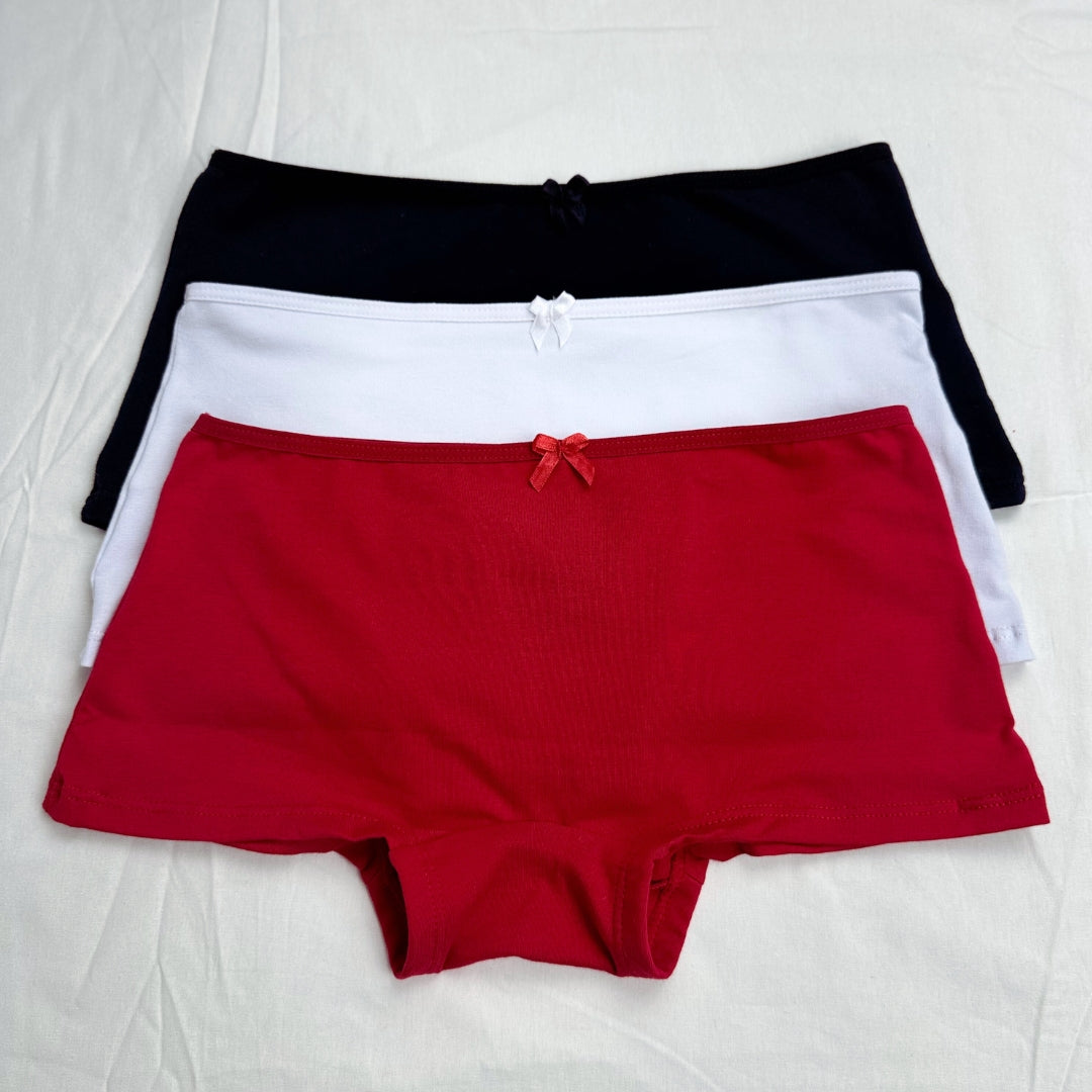 Panty Bóxer Algodón Est Pack x3 / Mujer Ref. E-409