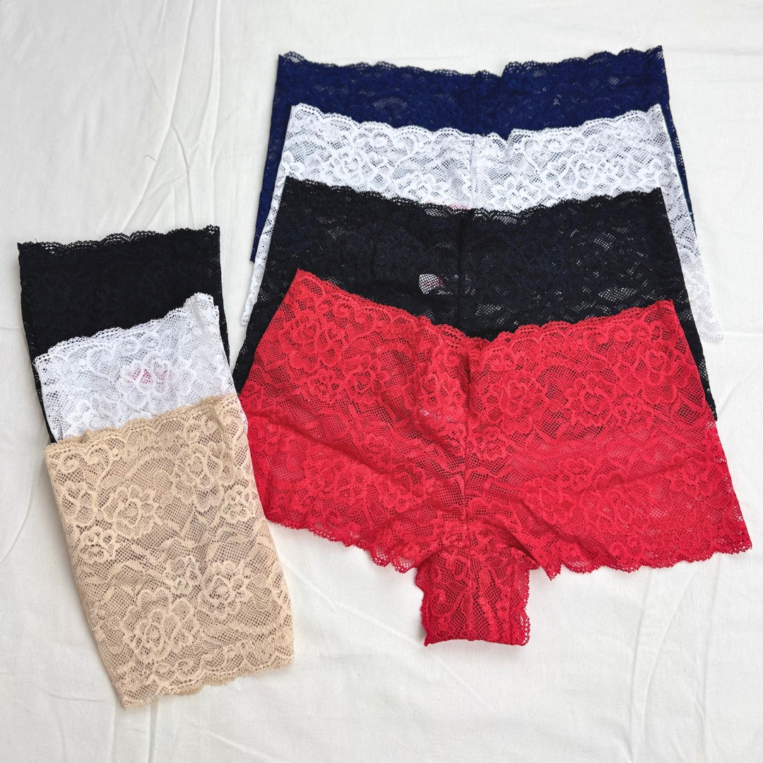 Semanario Panty Cachetero en Encaje Pack x7 / Mujer E-7025