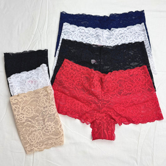 Semanario Panty Cachetero en Encaje Pack x7 / Mujer E-7025