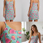 Pijama Batola en Tiras Estampada / Mujer E-5006