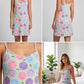 Pijama Batola en Tiras Estampada / Mujer E-5006