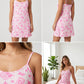 Pijama Batola en Tiras Estampada / Mujer E-5006