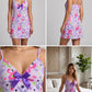 Pijama Batola en Tiras Estampada / Mujer E-5007