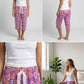 Pijama Set Blusa y Capri Mujer | Ref. 5008