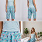Pijama Set Blusa y Capri Mujer | Ref. 5008