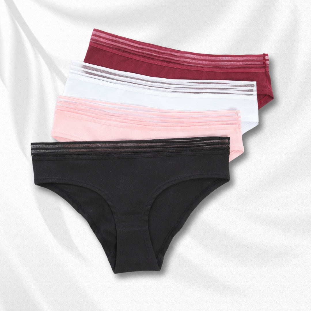 Panties Piña del Mar Mujer Ref. 3033 Pack x3 Algodon