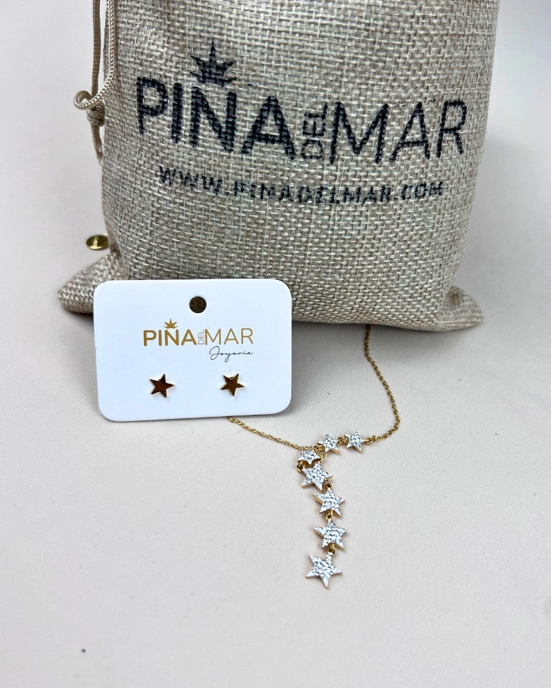 Set Collar y Aretes Edimburgo Mujer / E-122S2431