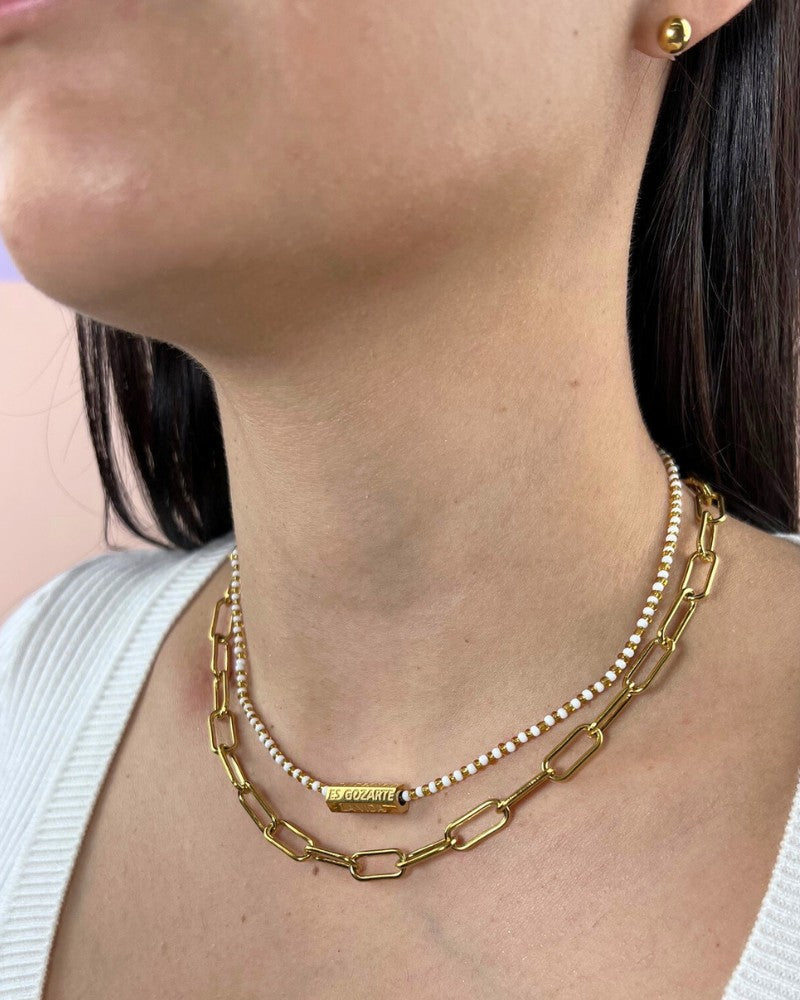 Set Collar y Aretes Kioto Mujer / E-122S2377