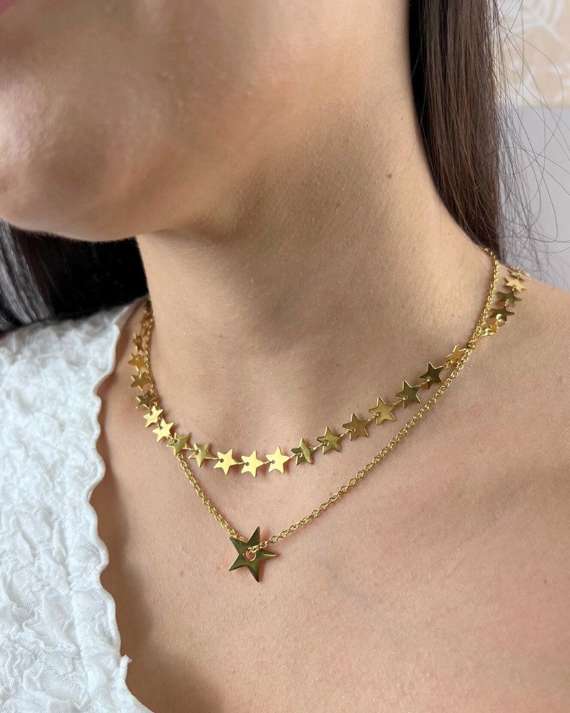 Set Collar y Aretes Viena Mujer / E-122S2383