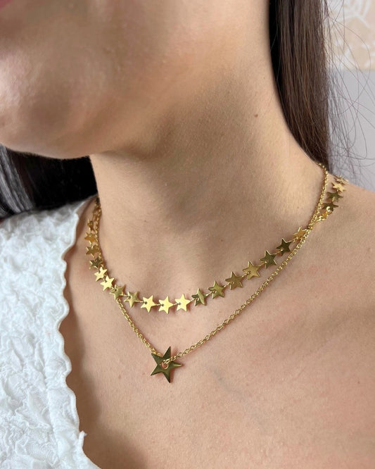 Set Collar y Aretes Viena Mujer / E-122S2383