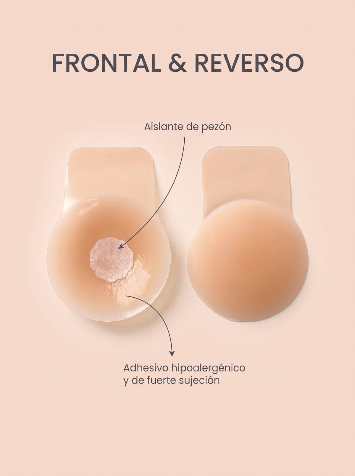 Cubrepezones Lift Up Levanta Busto de Silicona | Ref. PDM-80