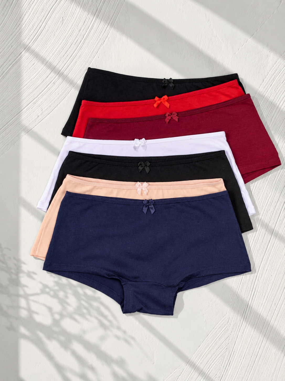 panty boxer en algodon ref. 7008 para mujer semanario pack x7 marca piña del mar