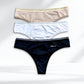Tanga Brasilera en Nylon Pack x3 / Mujer E-2040