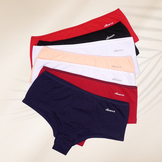 Semanario Panty Cacheteros en Algodón Pack x7 / Mujer E-7006