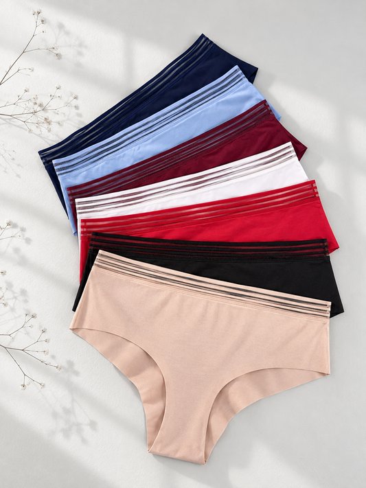panty cachetero invisible ref. 7016 en semanario pack x7 para mujer marca piña del mar