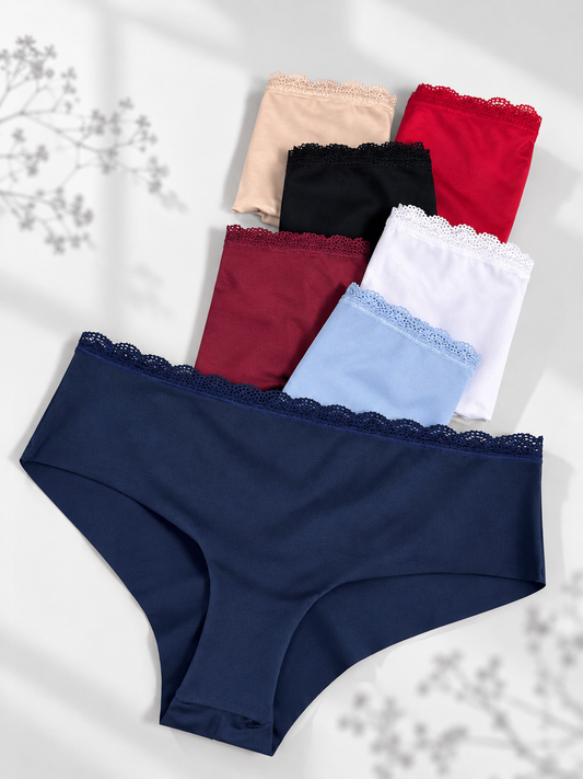 Panty Cachetero en Polinylon Semanario Pack x7 para Mujer Ref. 7003  marca Piña del Mar 