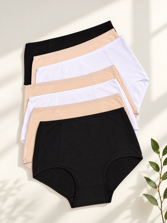 panty clasico algondon ref. 7019 en semanario pack x7 mujer piña del mar