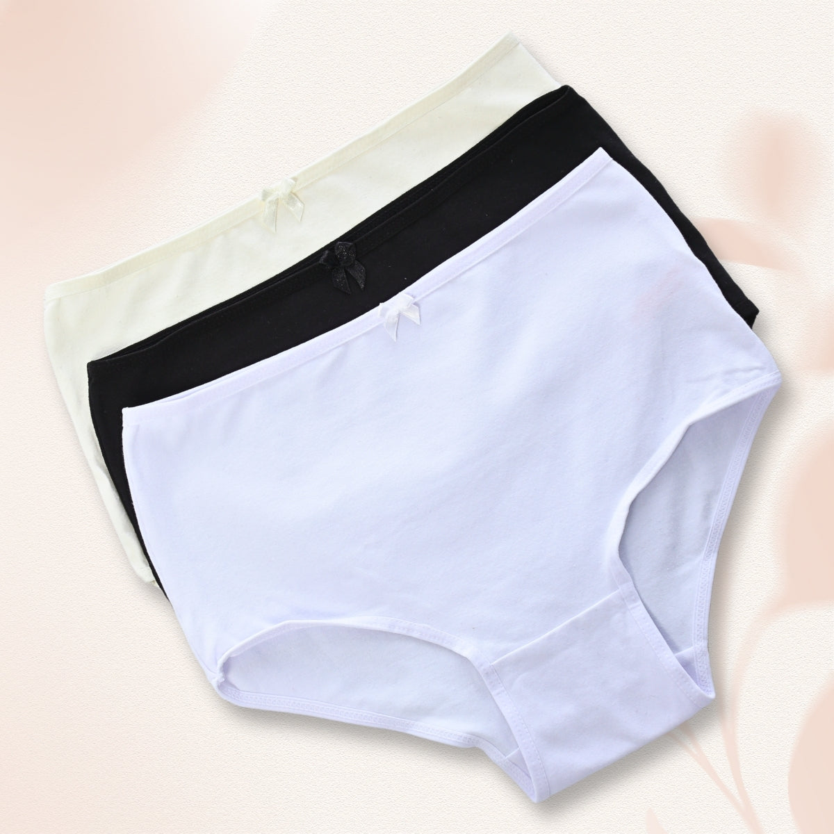 Panty Clásico Algodón Pack x3 / Mujer Ref. E-298 - Piña del Mar - Colombia