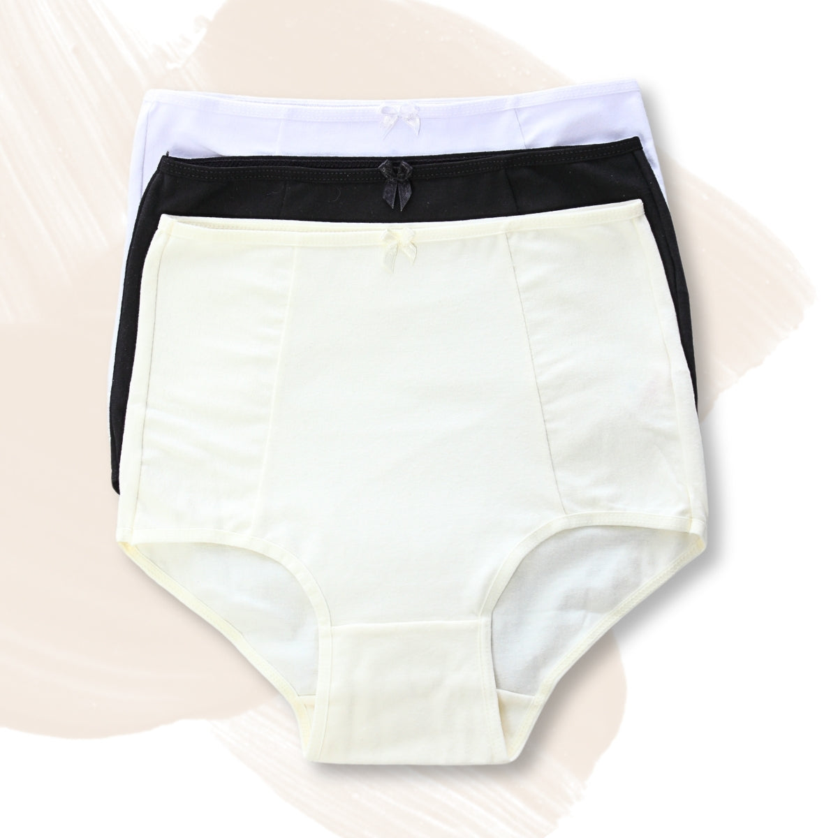 Panty Clásico Algodón Pack x3 / Mujer Ref. E-304 - Piña del Mar - Colombia